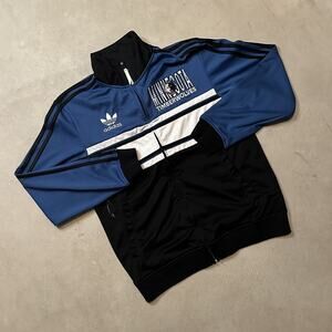 Vintage 90s NBA Minnesota Timberwolves Striped Track Jacket Size M